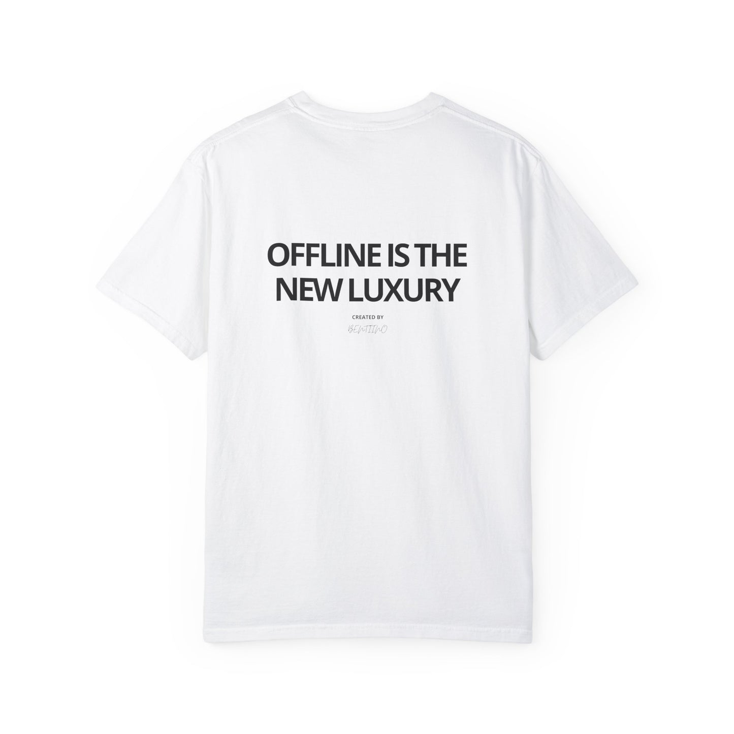 T-shirt "offline is the new luxury"